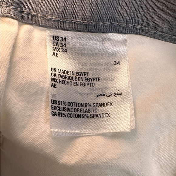 Club Room men white flat front size 34 shorts - Picture 5 of 8